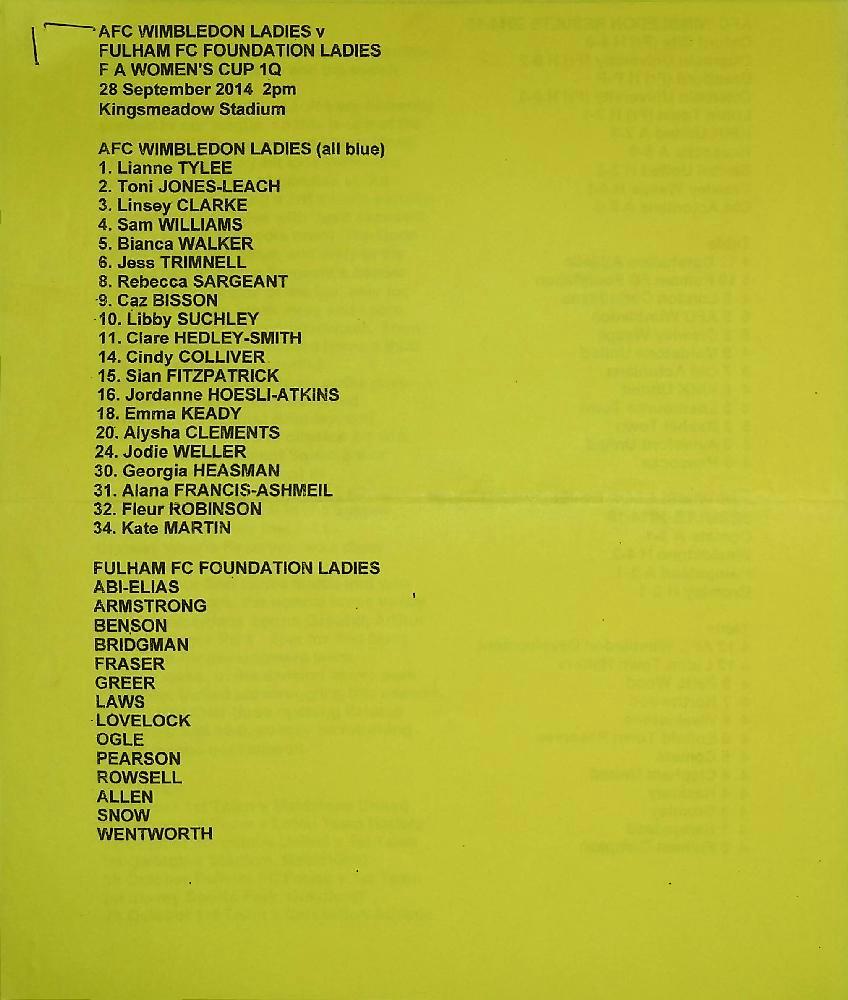 Programme