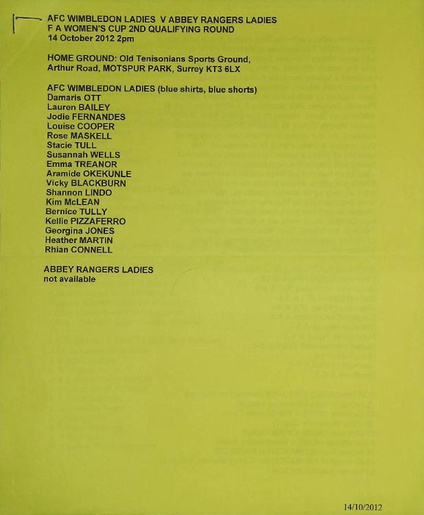 Programme